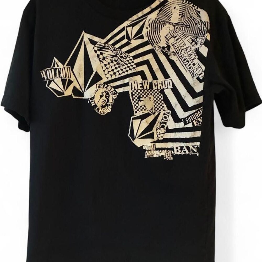 Volcom Vintage Black Medium Graphic Tee